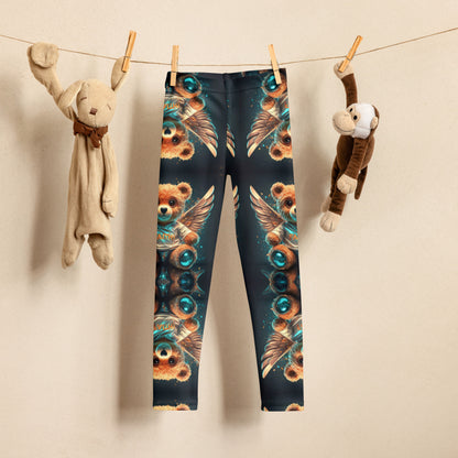 Angelic Teddy Bear Kids Leggings