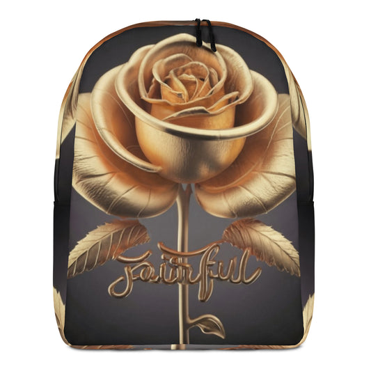 Faithful Rose Minimalist Backpack