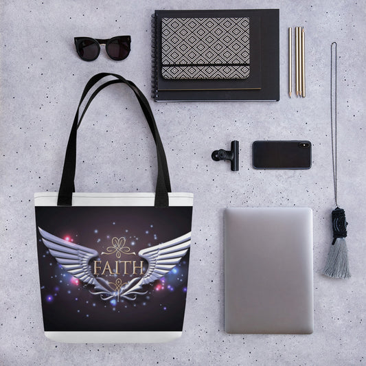 Wings of Faith Tote bag