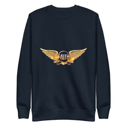 Wings Of Faith! Unisex Premium Sweatshirt